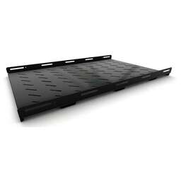 HYPERLINE Полка стационарная TSH3H-850-RAL9004 1U нагр.:100кг. 19" 850мм черный (упак.:1шт)