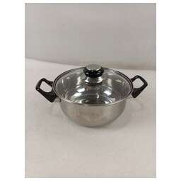 MALLONY BAK-02 кастрюля с крышкой 2,0л нерж.(985871). (8739922)