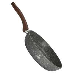 RASHEL Сковорода а/п литая 28 см с индукционным дном,цвет: серый гранит