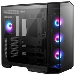 MSI Корпус MAG Pano 100R PZ черный без БП ATX 6x120mm 7x140mm 2xUSB3.0 audio AirDuct bott PSU