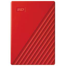 WD Внешний диск HDD My Passport BPKJ0040BRD-WESN, 4ТБ, красный