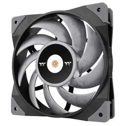 THERMALTAKE Вентилятор для корпуса Toughfan 12 Turbo 120х120x25 черный 4-pin 28.1дБ (CL-F121-PL12GM-A) Ret