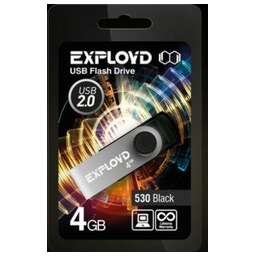 EXPLOYD 4GB 530 черный [EX004GB530-B]