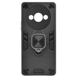 BORASCO Чехол (клип-кейс) Anti-Shok Case, для Xiaomi Redmi A3/A3X/Poco C61, противоударный, черный [74545]