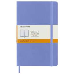 MOLESKINE Блокнот Classic Soft, 192стр, в линейку, мягкая обложка, голубая гортензия [qp616b42]