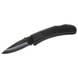 STAYER 82 мм, большой, с обрезиненной ручкой, складной нож (47600-2)
