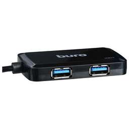 BURO Разветвитель USB 3.0 BU-HUB4-U3.0-S 4порт. черный