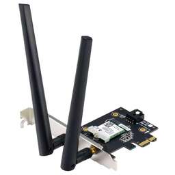 ASUS Адаптер беспроводной связи (Wi-Fi) PCE-AXE5400 WiFi 6E Bluetooth 5.2 2402+2402+574Mbps 6GHz/5GHz/2.4GHz (90IG07I0-ME0B10)