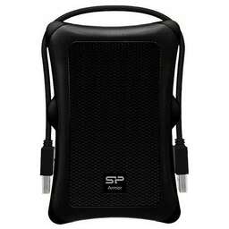 SILICON POWER Внешний диск HDD Armor A30 SP010TBPHDA30S3A, 1ТБ, черный