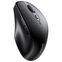 UGREEN Мышка компьютерная беспроводная MU101 (90395) Ergonomic Contoured-Shape Design Wireless Mouse. Цвет: черный