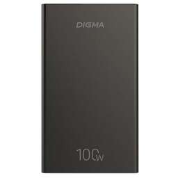 DIGMA Внешний аккумулятор (Power Bank) DGPD100WA, 20000мAч, черный [dgpd20a100abk]