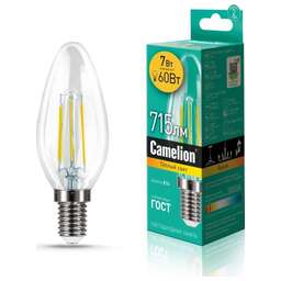 CAMELION (13452) LED7-C35-FL/830/E14