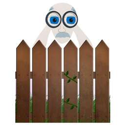 PARK Декорация на забор Мужчина с биноклем (999304)