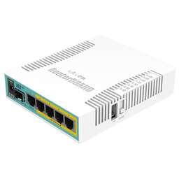 MIKROTIK Маршрутизатор 10/100/1000M 5PORT HEX POE RB960PGS