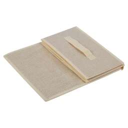 РЫЖИЙ КОТ Коробка для хранения с ручкой, текстиль, размер: 30*30*16см (104959)