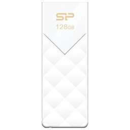 SILICON POWER Флеш Диск 128GB Blaze B03 SP128GBUF3B03V1W USB3.1 белый