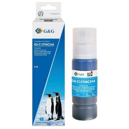 G&G Чернила GG-C13T06C24A №112 голубой пигментный70мл для Epson L6550/6570/11160/15150/15160