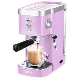 KITFORT Кофеварка КТ-7114-3, рожковая, фиолетовый