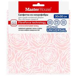 MASTER HOUSE Голландские цветы M04F из микрофибры 30x30см 60160
