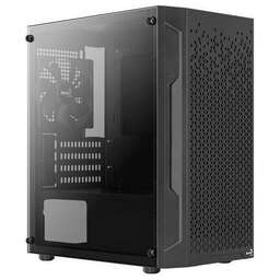 AEROCOOL Корпус MiniTower TRINITY MINI-G-BK-V1 black (mATX, без БП, USB2.0+2xUSB3.2) (4710562758610)