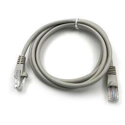 BURO Патч-корд UTP-5E-1.5M-G UTP 4 пары cat.5E CCA molded 1.5м серый RJ-45 (m)-RJ-45 (m)