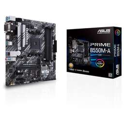 ASUS Материнская плата PRIME B550M-A/CSM AM4 mATX 4xDDR4 PCIEx16 2xPCIEx1 2xM.2 HDMI DVI VGA GLAN