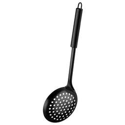 MALLONY Шумовка CLASSICO NERO из нержавеющей стали, цвет - черный, non-stick (раб часть) (105267)