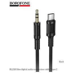 BOROFONE (6941991124778) BL25B AUX 3.5mm Type-C , 1.0м Black