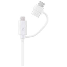 SAMSUNG Кабель EP-DG930DWEGRU USB (m)-micro USB (m) 1.5м белый