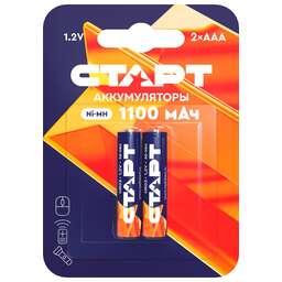 СТАРТ (19345) HR03 ААА 1100mAh Ni-MH BL2