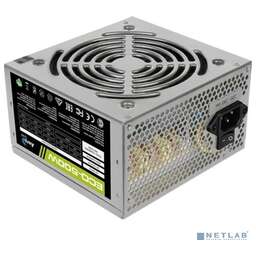 Aerocool 500W Retail ECO-500W ATX v2.3 Haswell, fan 12cm, 400mm cable, power cord, 20+4P, 12V 4P, 1x PCI-E 6P, 3x SATA, 2x PATA, FDD