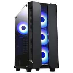 CHIEFTEC Корпус Hunter черный без БП ATX 4x120mm 4x140mm 2xUSB3.1 audio bott PSU