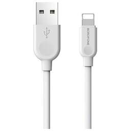 BOROFONE (6957531089971) BX14 USB-Lightning 8 Pin 2.A 1M белый