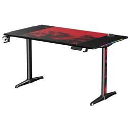 BLOODY Стол игровой BD-TB301 электропривод столешница ЛДСП карбон каркас черный 140x80см
