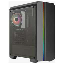 AEROCOOL Корпус MIDITOWER ATX W/PSU 12cm ARGB Fan black GENESIS-G-BK-v2