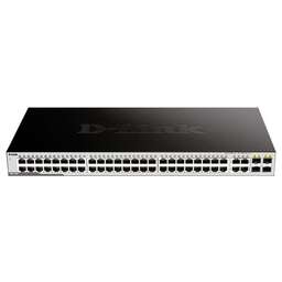 D-LINK Коммутатор DGS-1052/A3A Неуправляемый коммутатор с 48 портами 10/100/1000Base-T и 4 комбо-портами 100/1000Base-T/SFP