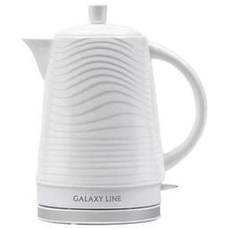 GALAXY LINE Чайник электрический GL 0508 1.9л. 1400Вт белый корпус: керамика (ГЛ0508Л)