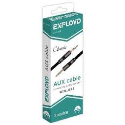 EXPLOYD EX-K-635 AUX Jack 3,5mm (M) - Jack 3,5mm (M) 2M чёрный