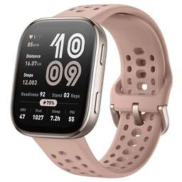 AMAZFIT Смарт-часы Bip 6 A2435 1.97" AMOLED корп.розовое золото рем.розовый разм.брасл.:130-195мм (6972596108771)