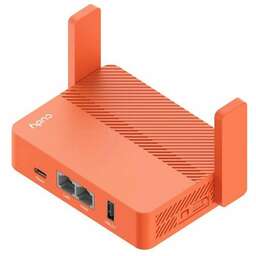 CUDY Маршрутизатор TR1200 AC1200, 2 × 10/100 Мбит/с, USB2.0, компактный, питание через порт USB-C, без БП, оранжевый (TR1200)