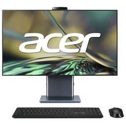 ACER Моноблок Aspire S27-1755 27" WQHD i5 1240P (1.7) 8Gb SSD512Gb Iris Xe CR Eshell GbitEth WiFi BT 135W клавиатура мышь Cam серый 2560x1440