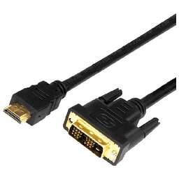 REXANT (17-6307) ШНУР HDMI - DVI-D С ФИЛЬТРАМИ, ДЛИНА 7 МЕТРОВ (GOLD) (PE ПАКЕТ)