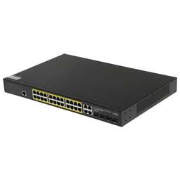 CUDY Коммутатор GS2028PS4-400W, управляемый
