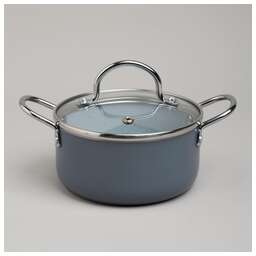 AGNESS 906-262 с а/приг.покр. и стекл.крышкой 950мл 14*7см