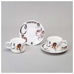 LEFARD КОФЕЙНЫЙ НАБОР "COFFEE MANIA" НА 2 ПЕР. 4 ПР. 180 МЛ 165-570