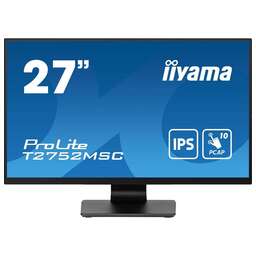 IIYAMA Монитор 27" ProLite T2752MSC-B1 черный IPS LED 16:9 HDMI M/M глянцевая 1000:1 400cd 178гр/178гр 1920x1080 60Hz DP FHD USB Touch 6.7кг