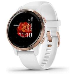 GARMIN Смарт-часы Venu 2S, белый/розовое золото [010-02429-13]