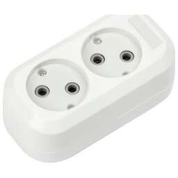 SMARTBUY (SBE-10-3-00-BN) колодка 2 гнз. 10а/2,2квт, б/з