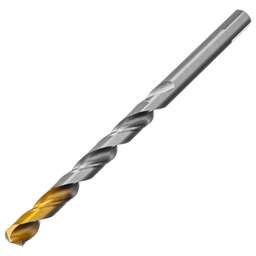 DENZEL Сверло спиральное по металлу 12 x 205 мм, Р6М5, Golden Tip, удлиненное 718265