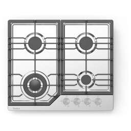 EVELUX Газовая варочная панель HEG 638 X, 4 конфорки, нержавеющая сталь, серебристый